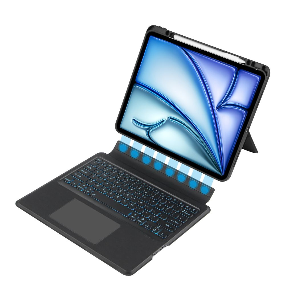 Tech-Protect SmartCase Mag Pen + Keyboard Apple iPad Air 13" 2024 (6 gen) Black