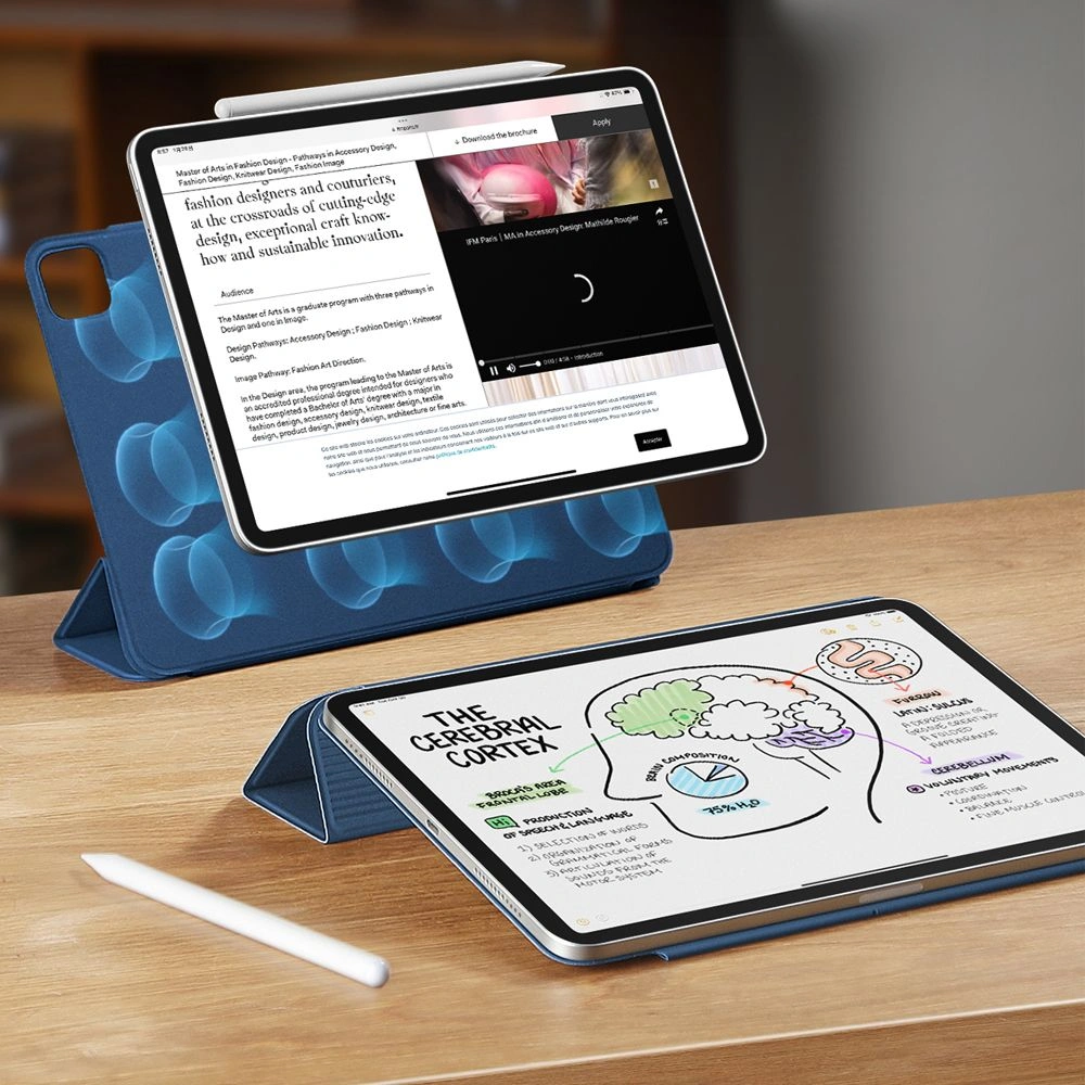 ESR Rebound Magnetic Apple Apple iPad Pro 12.9 2020/2021/2022 (4, 5, 6 gen) / Air 13" 2024 (6 gen) / 13" 2025 (7 gen) Navy Blue