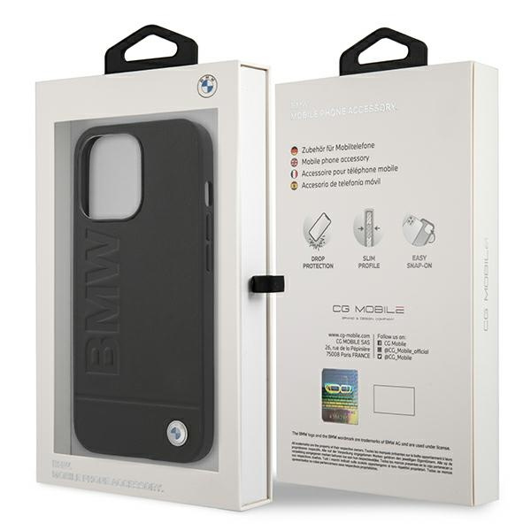 BMW BMHCP13XSLLBK Apple iPhone 13 Pro Max black hardcase Signature Logo Imprint