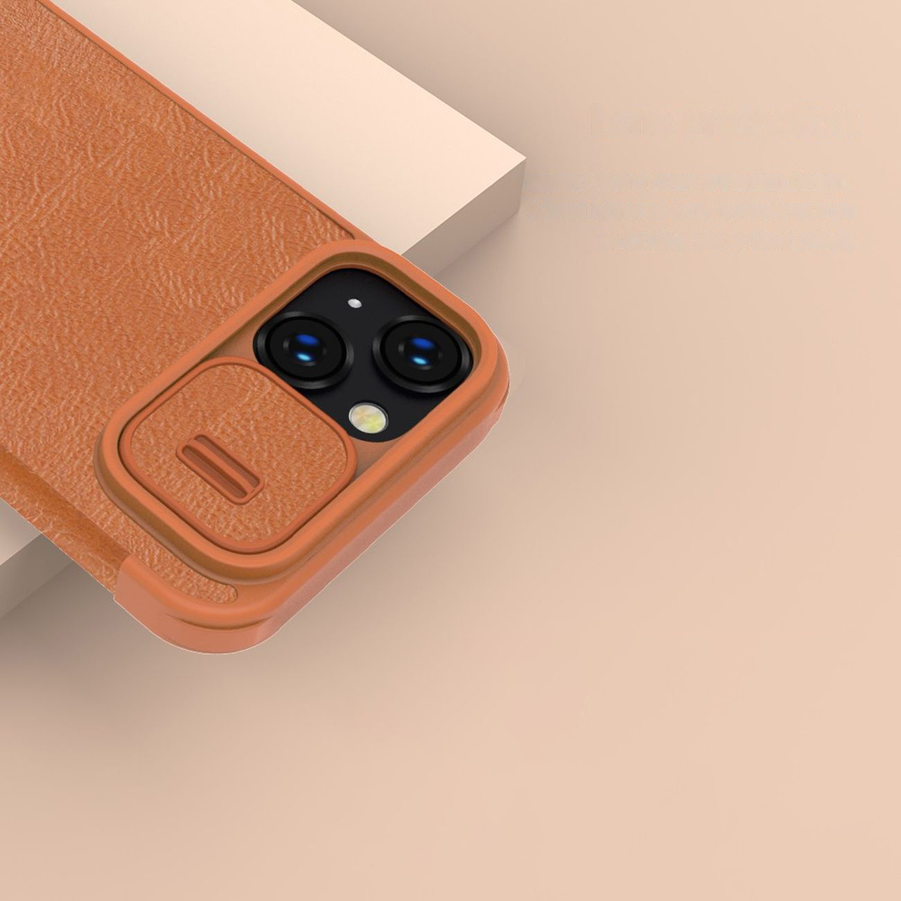 Nillkin Qin Leather Pro Case Apple iPhone 14 brown