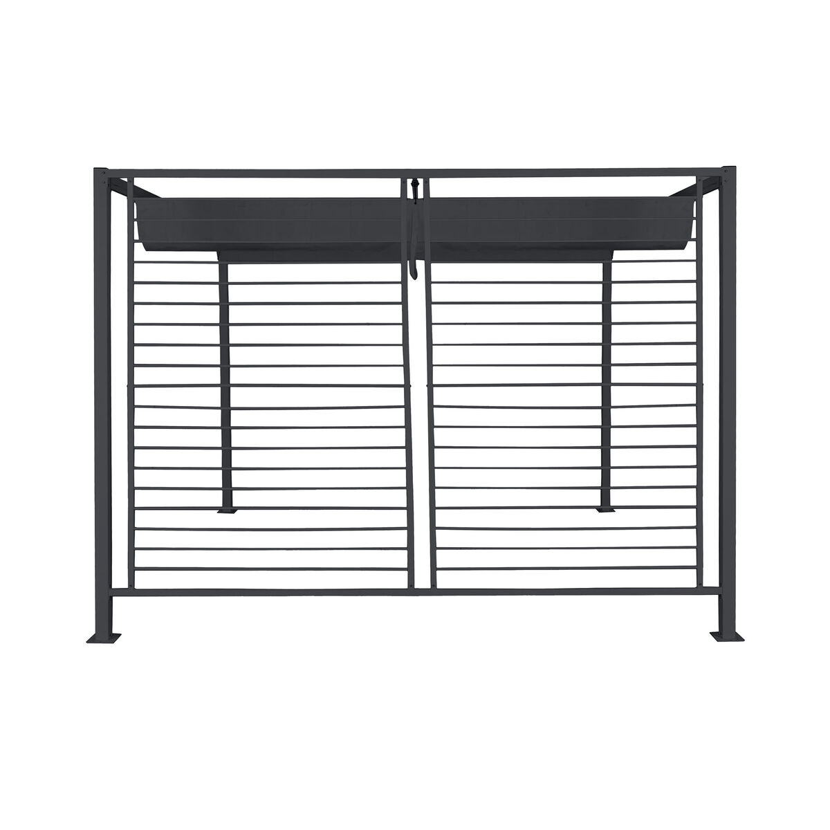 Pergola DKD Home Decor Grey 300 x 300 x 230 cm Steel