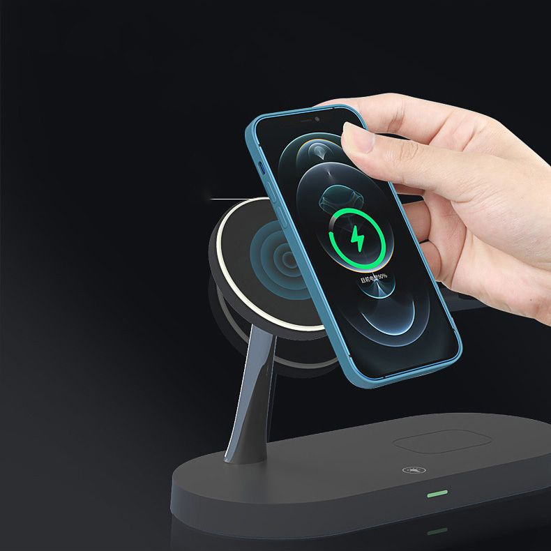 Tech-protect A12 3in1 Magnetic Magsafe Wireless Charger Black