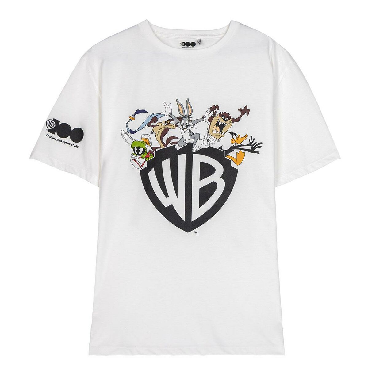 Men’s Short Sleeve T-Shirt Warner Bros White Adults