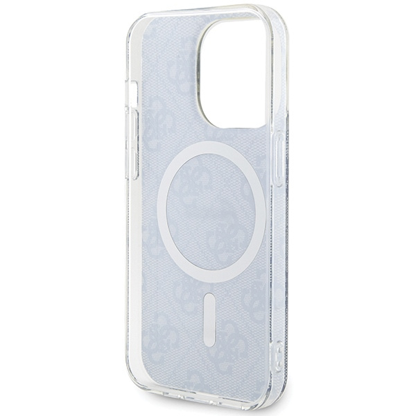 Guess GUHMP15XH4STB Apple iPhone 15 Pro Max hardcase IML 4G MagSafe blue