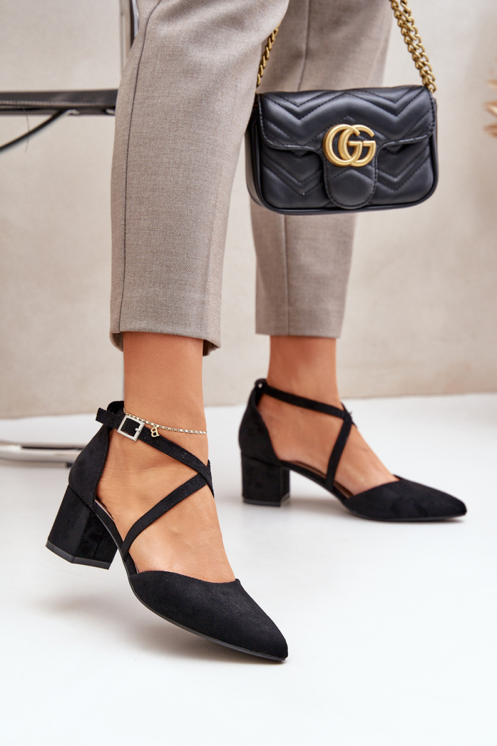  Block heel pumps model 206812 Step in style  black