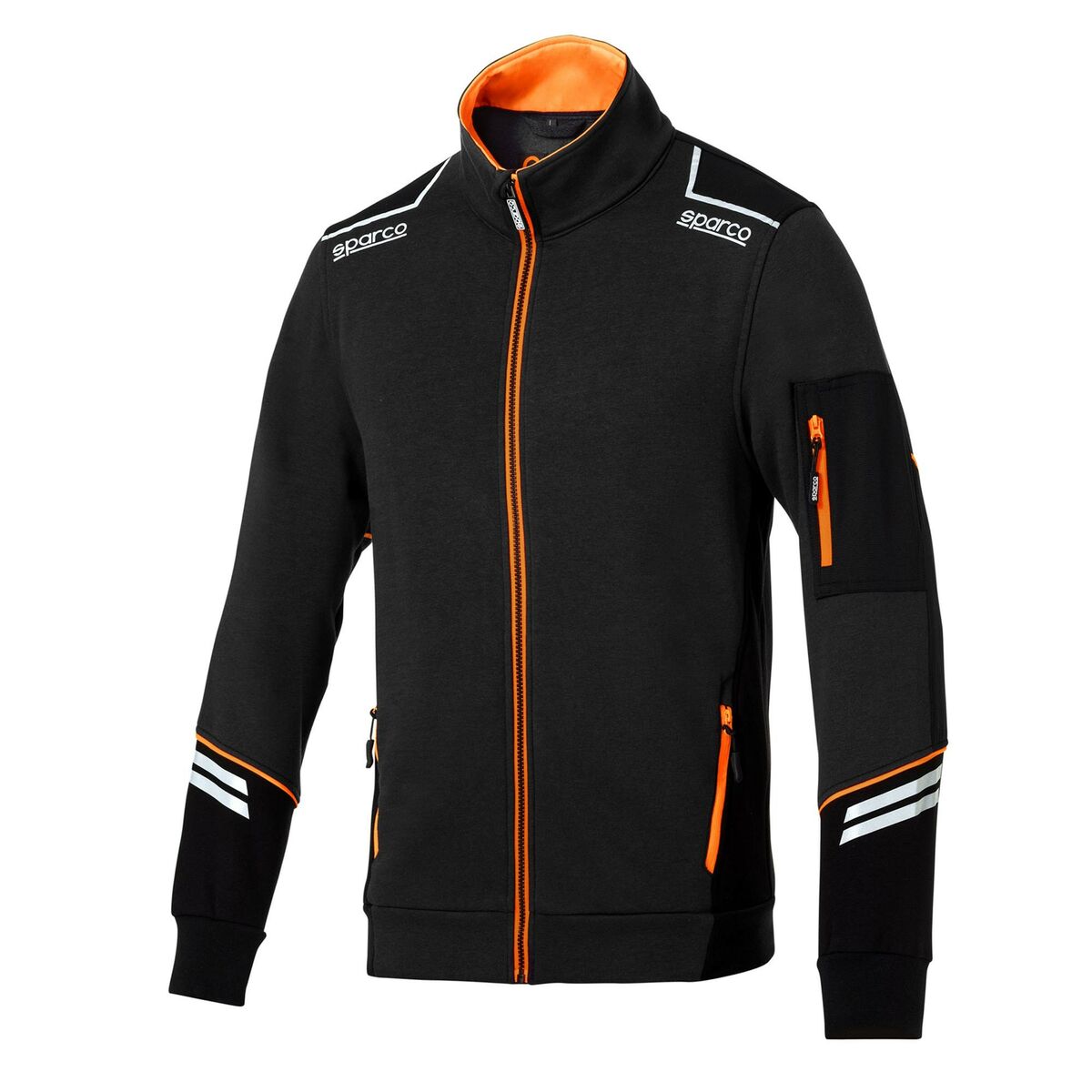 Men's Sports Jacket Sparco Black Orange