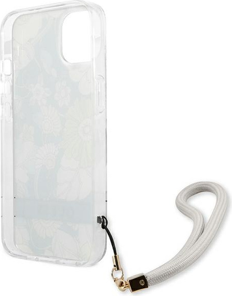 Guess GUHCP13SHFLSN Apple iPhone 13 mini green hardcase Flower Strap