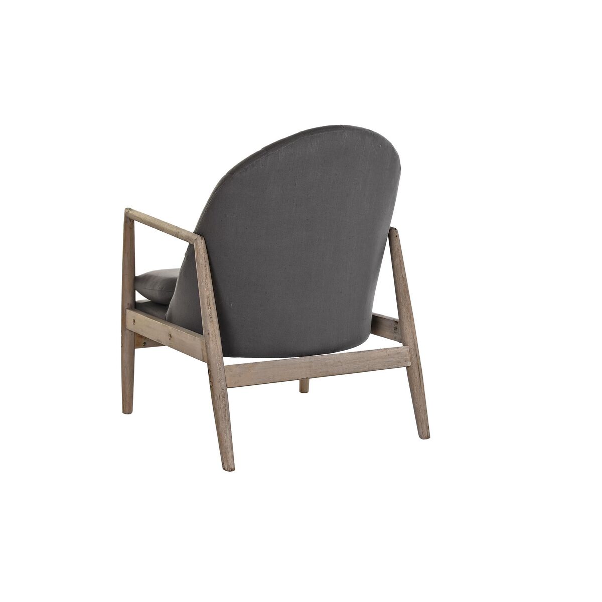 Krzesło DKD Home Decor Jodła Poliester Ciemny szary (67 x 70 x 89 cm)