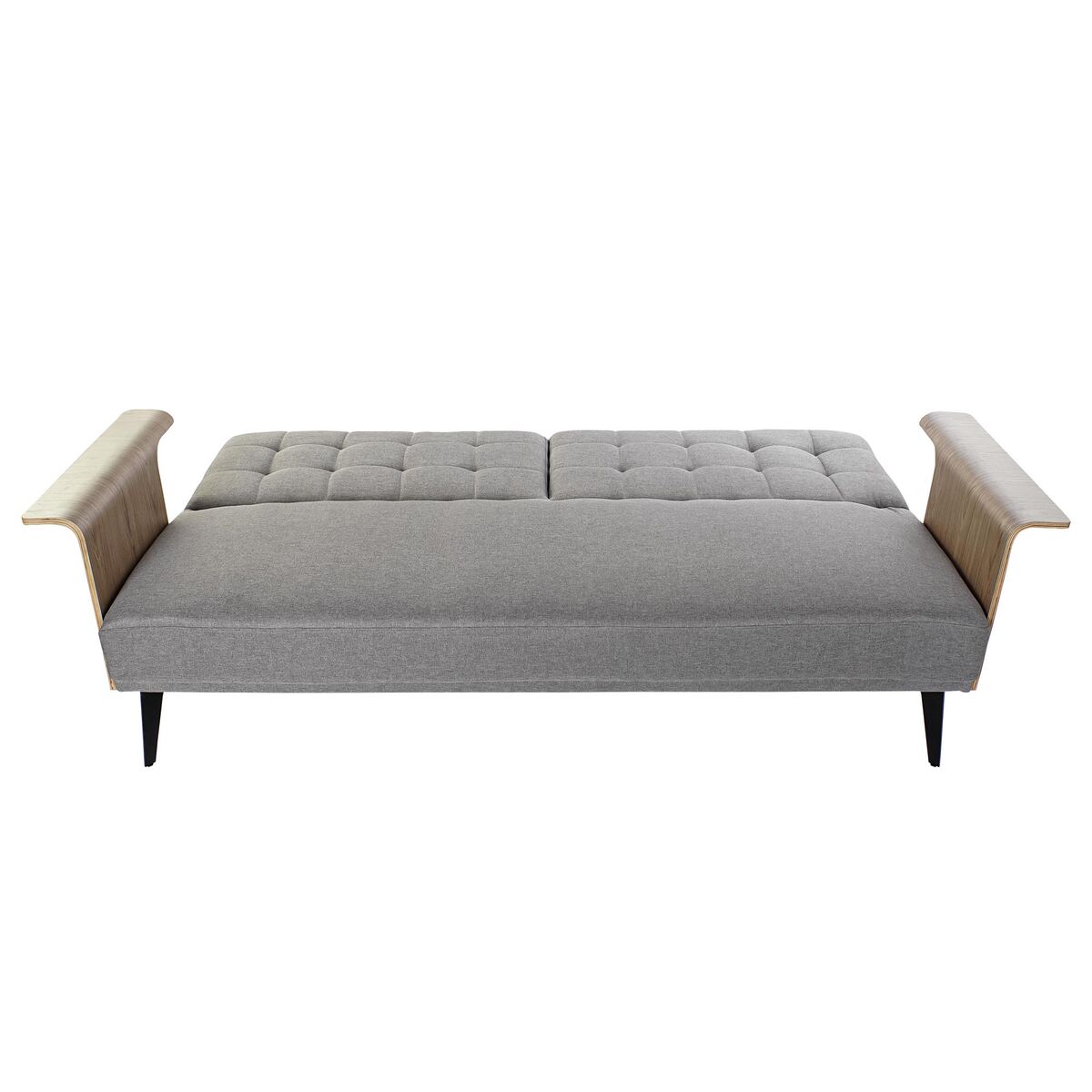 Sofabed DKD Home Decor Brown Grey Metal Urban 203 x 87 x 81 cm