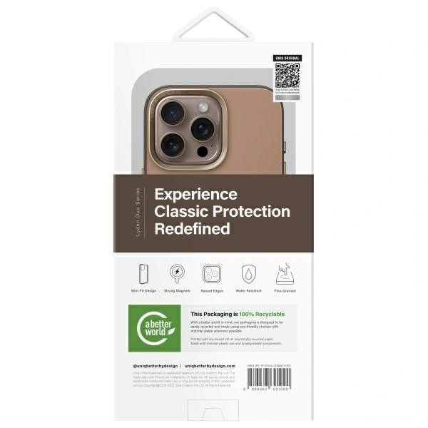 UNIQ Lyden DS Apple iPhone 16 Pro Magclick Charging flint grey