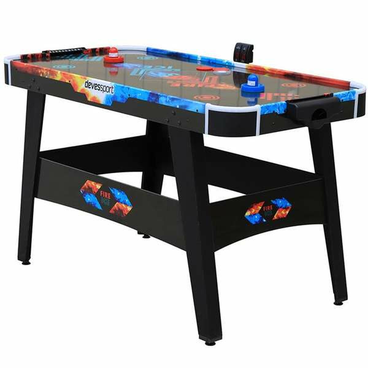 Hockey Table Fire & Ice 146 x 71 x 82 cm LED Lights