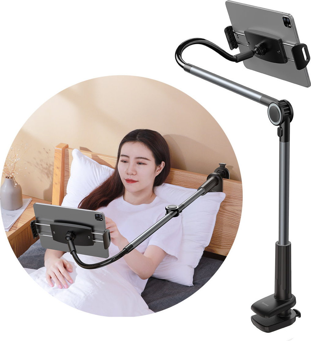 Baseus Otaku universal phone holder tablet stand lazy holder gray