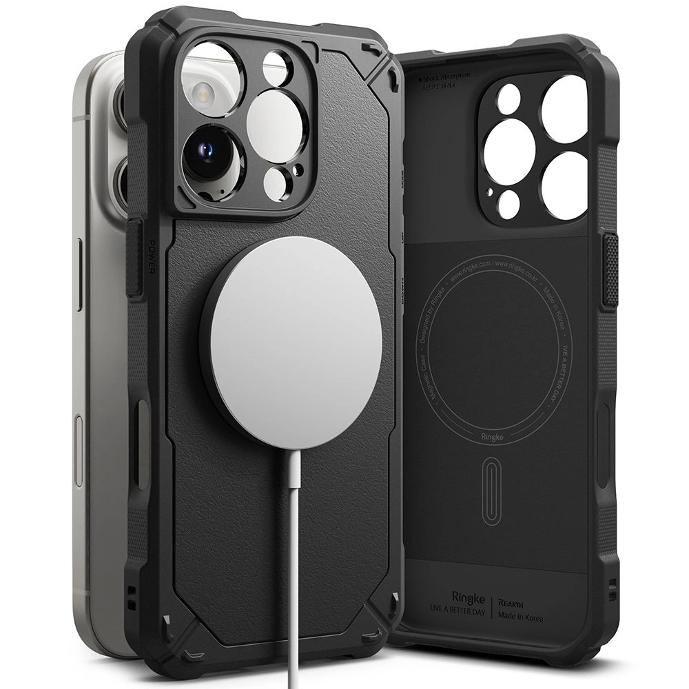 Ringke Rugged Gear Magnetic MagSafe Apple iPhone 16 Pro Black