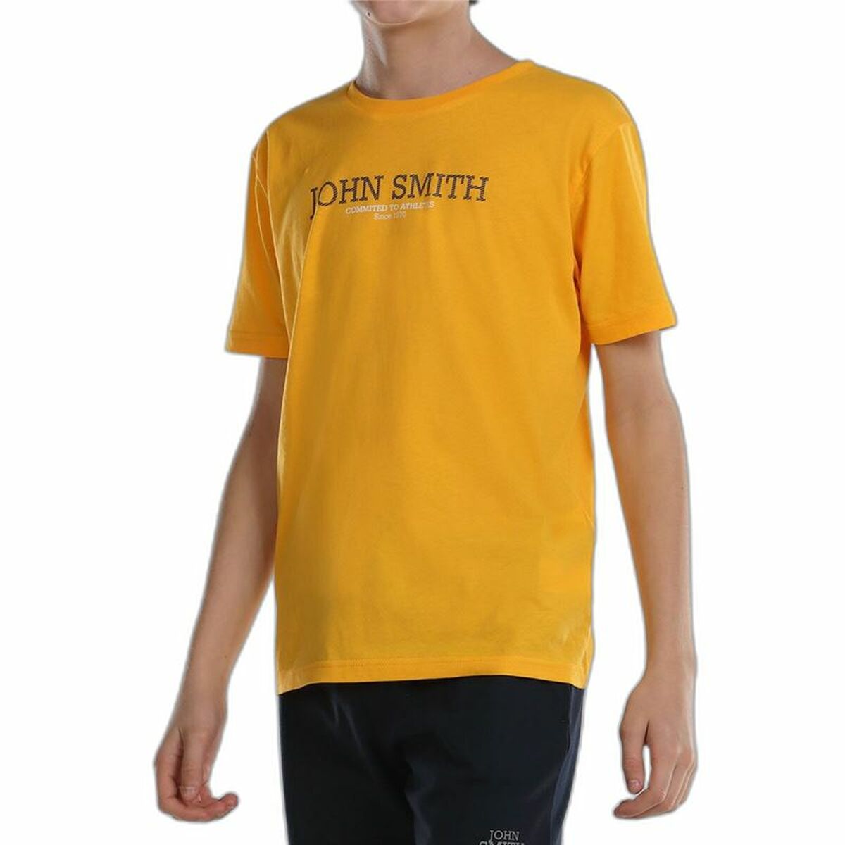 Children’s Short Sleeve T-Shirt John Smith Efebo Yellow Children’s Short Sleeve T-Shirt John Smith Efebo Yellow