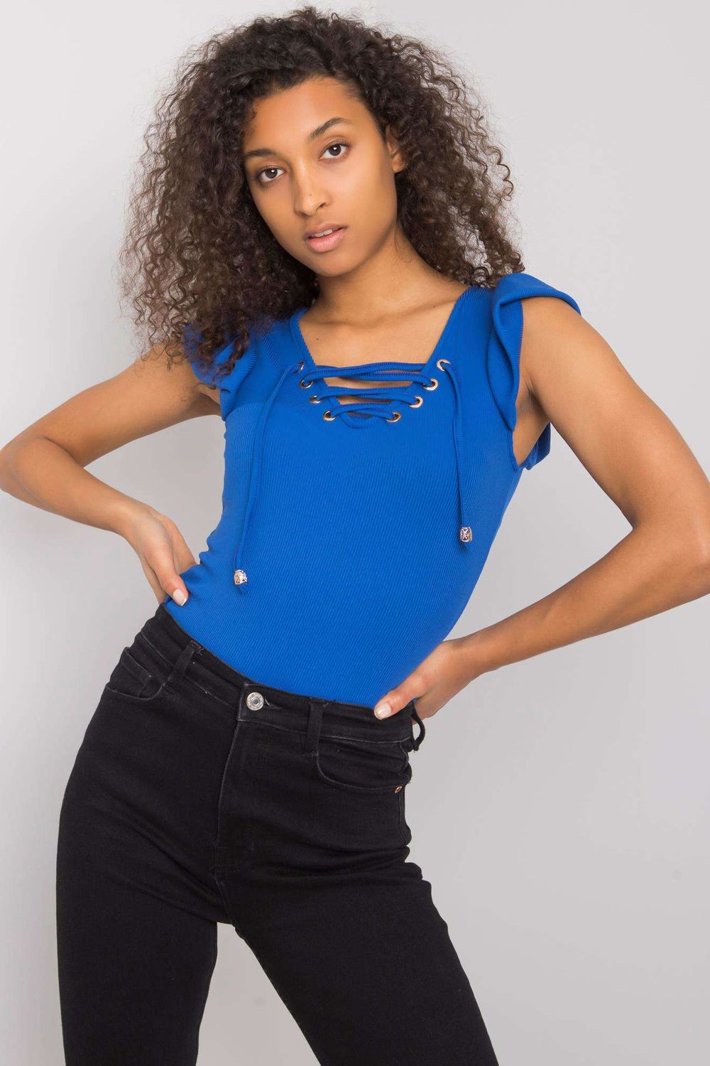  Blouse model 167398 Italy Moda  blue