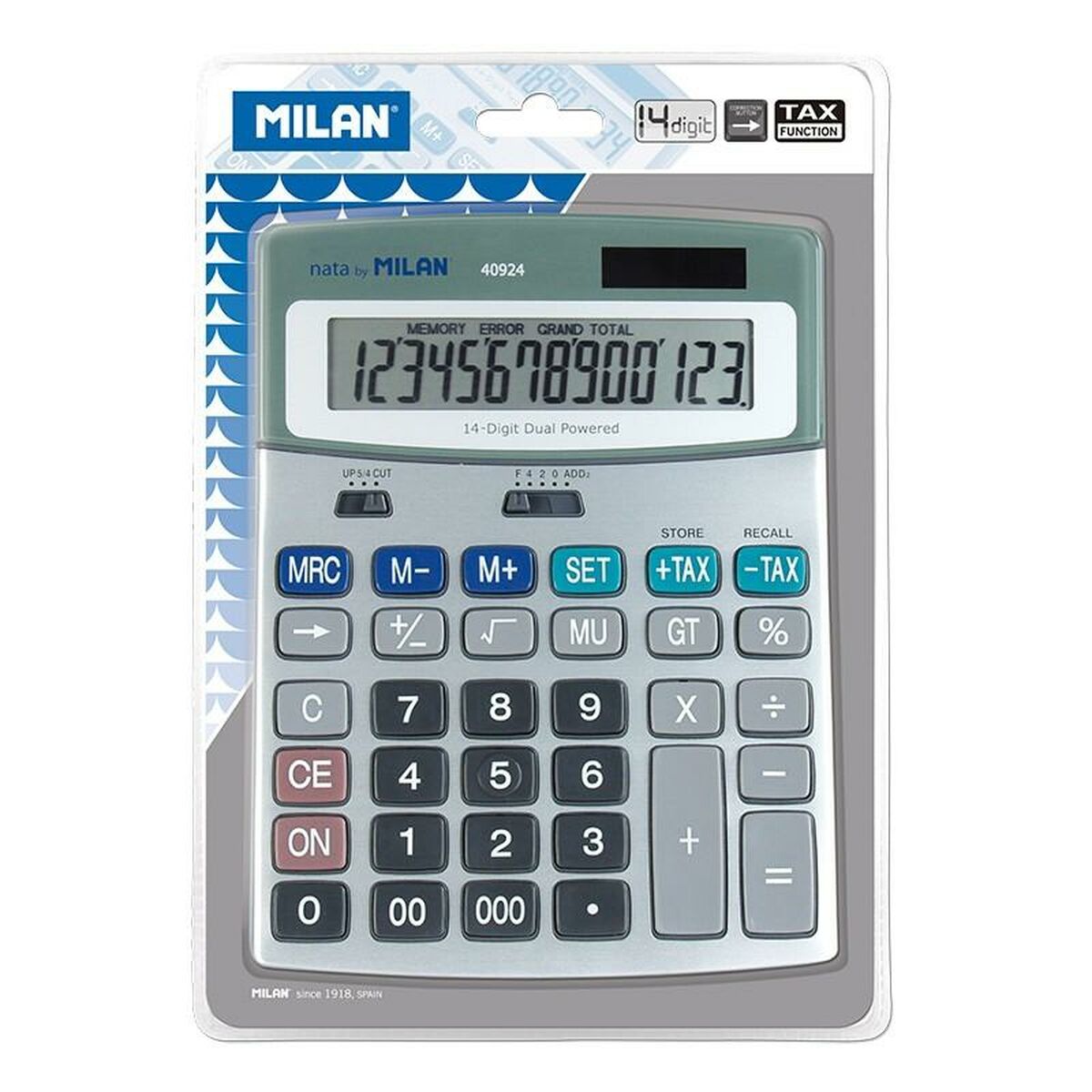 Calculator Milan White Silver (Refurbished A)