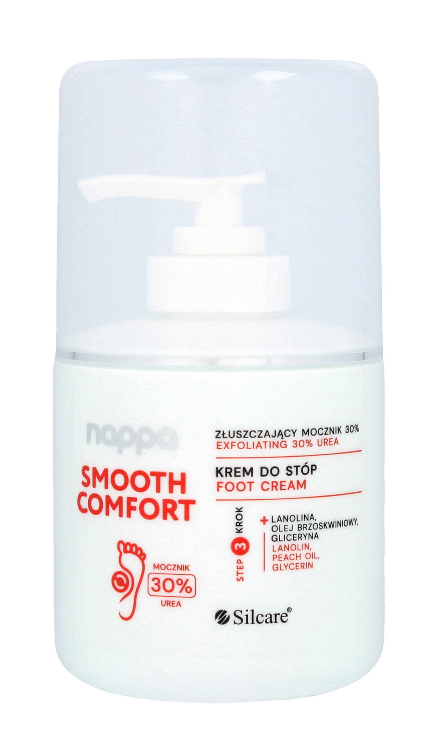 Silcare Nappa Soft Comfort Krem do stóp - złuszczający mocznik 30% 250ml
