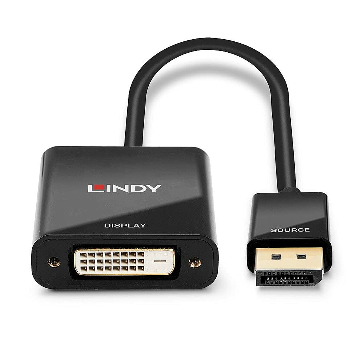 DisplayPort to DVI Adapter LINDY 41734 Black
