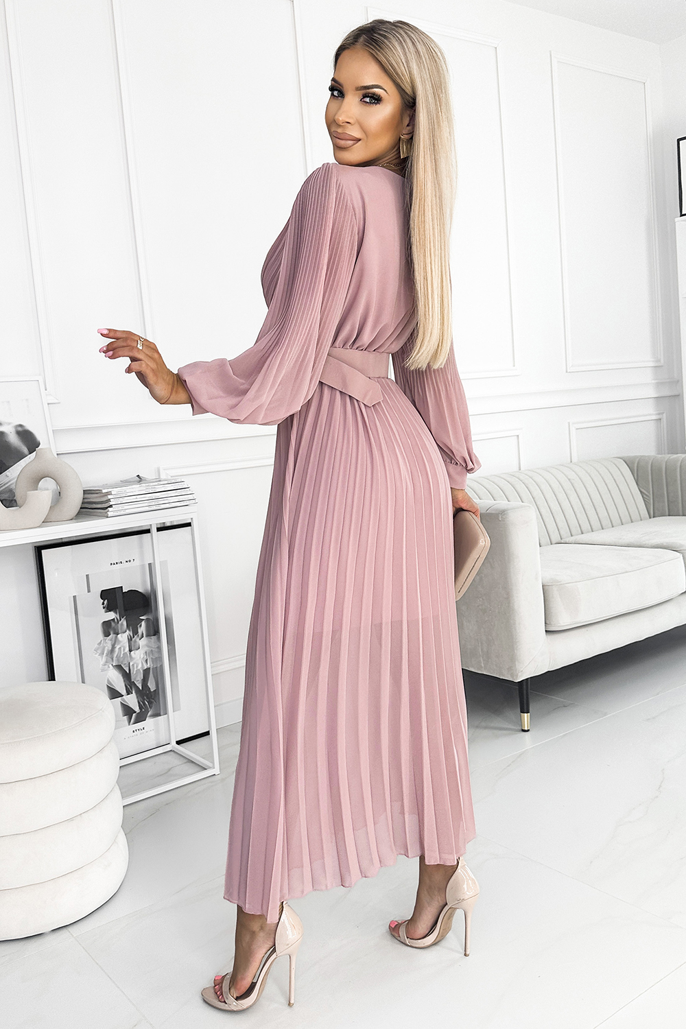  Cocktail dress model 182528 Numoco  pink