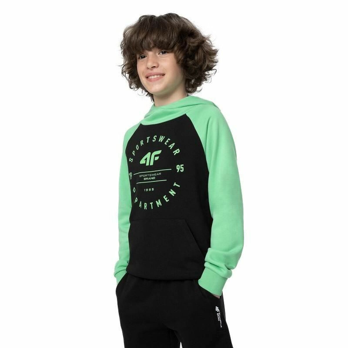 Children’s Sweatshirt 4F M221 Black