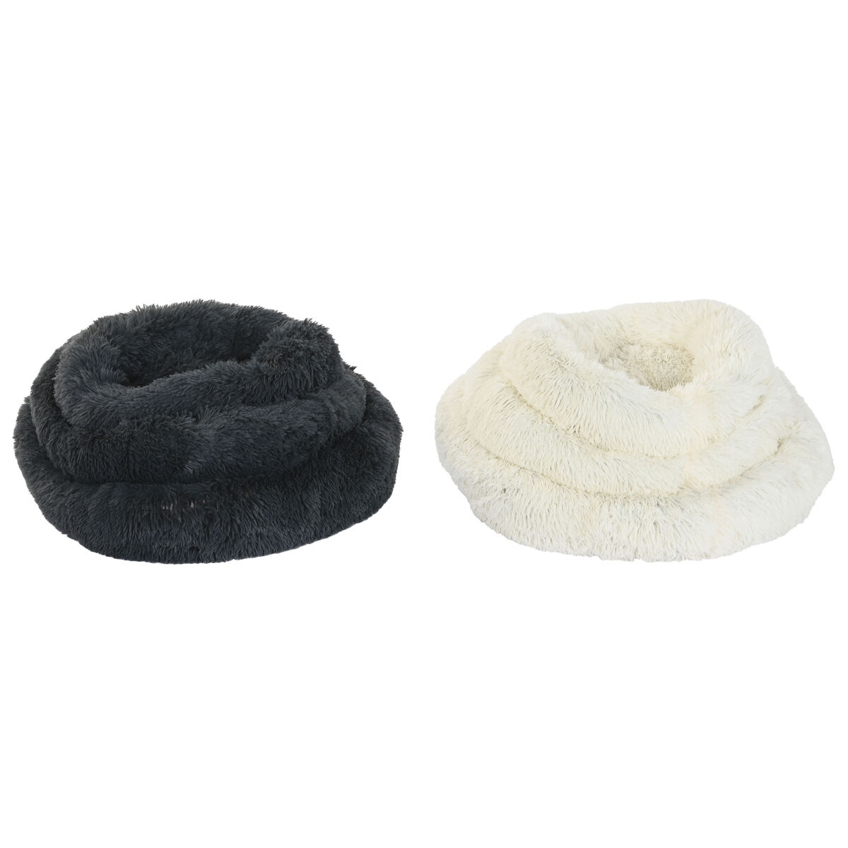 Pet bed Home ESPRIT White Dark grey 73 X 64 X 16 CM 2 Units