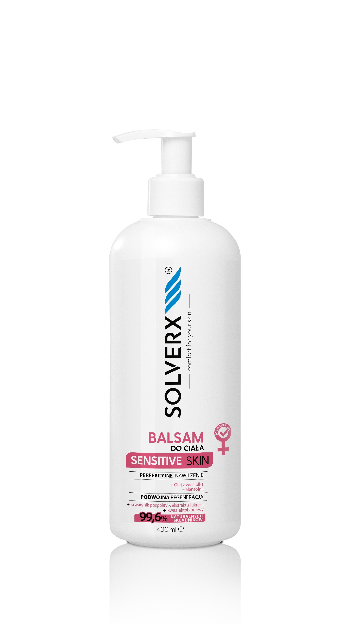 SOLVERX Sensitive Skin Balsam do ciała do skóry wrażliwej  400ml - pompka