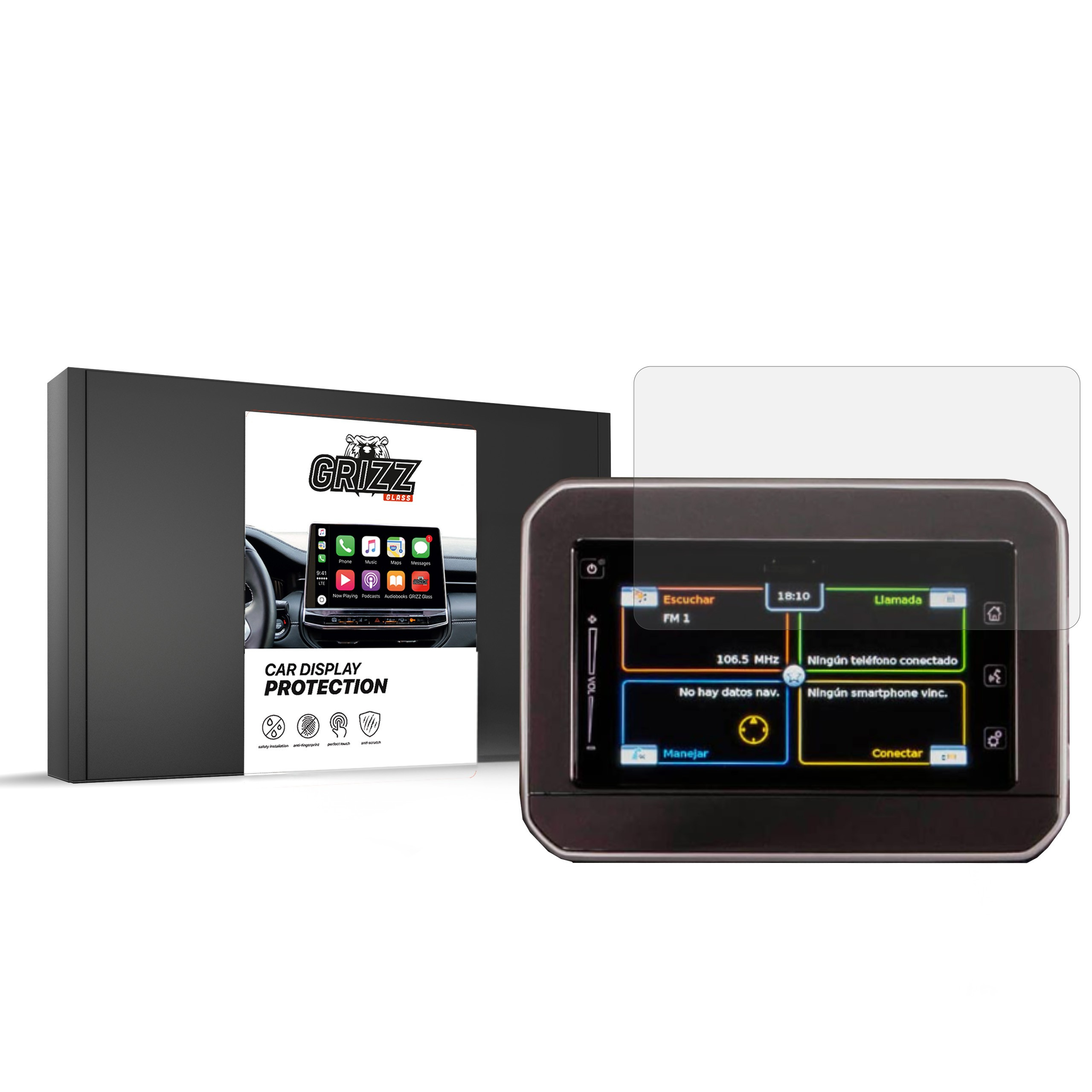 GrizzGlass CarDisplay Protection Suzuki Swift 7 inch 2017