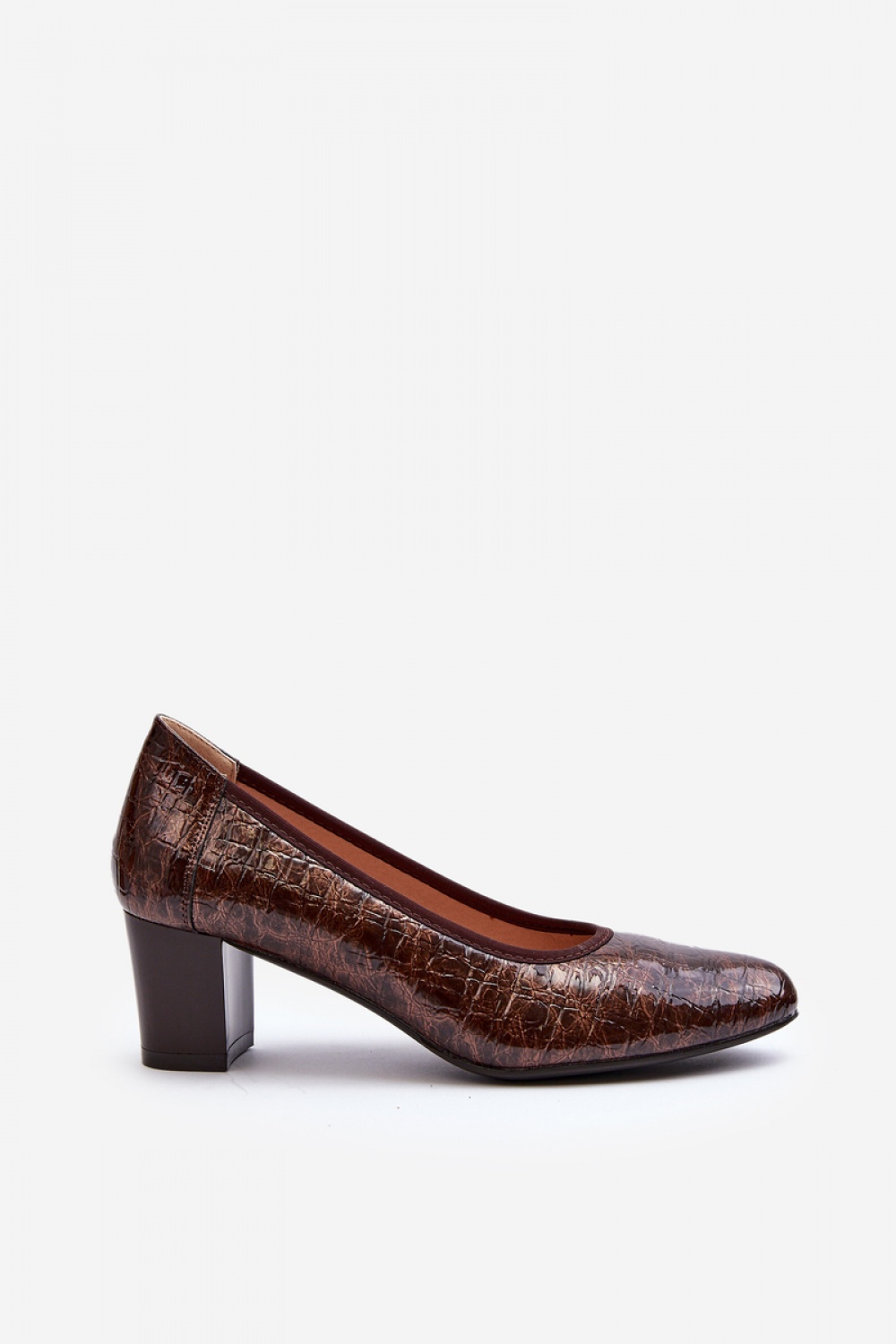  Block heel pumps model 192918 Step in style  brown