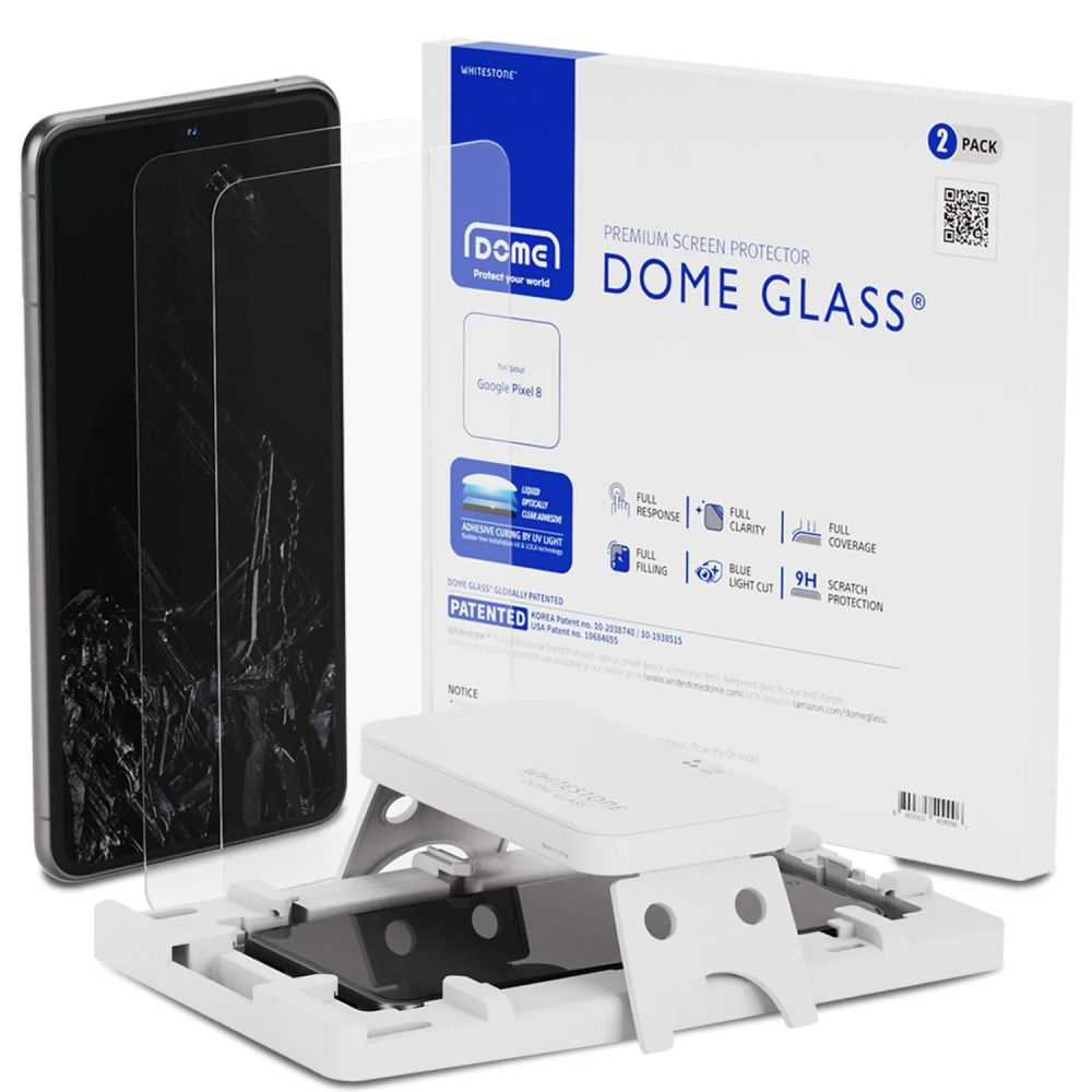 Whitestone Dome Glass Google Pixel 8 [2 PACK]