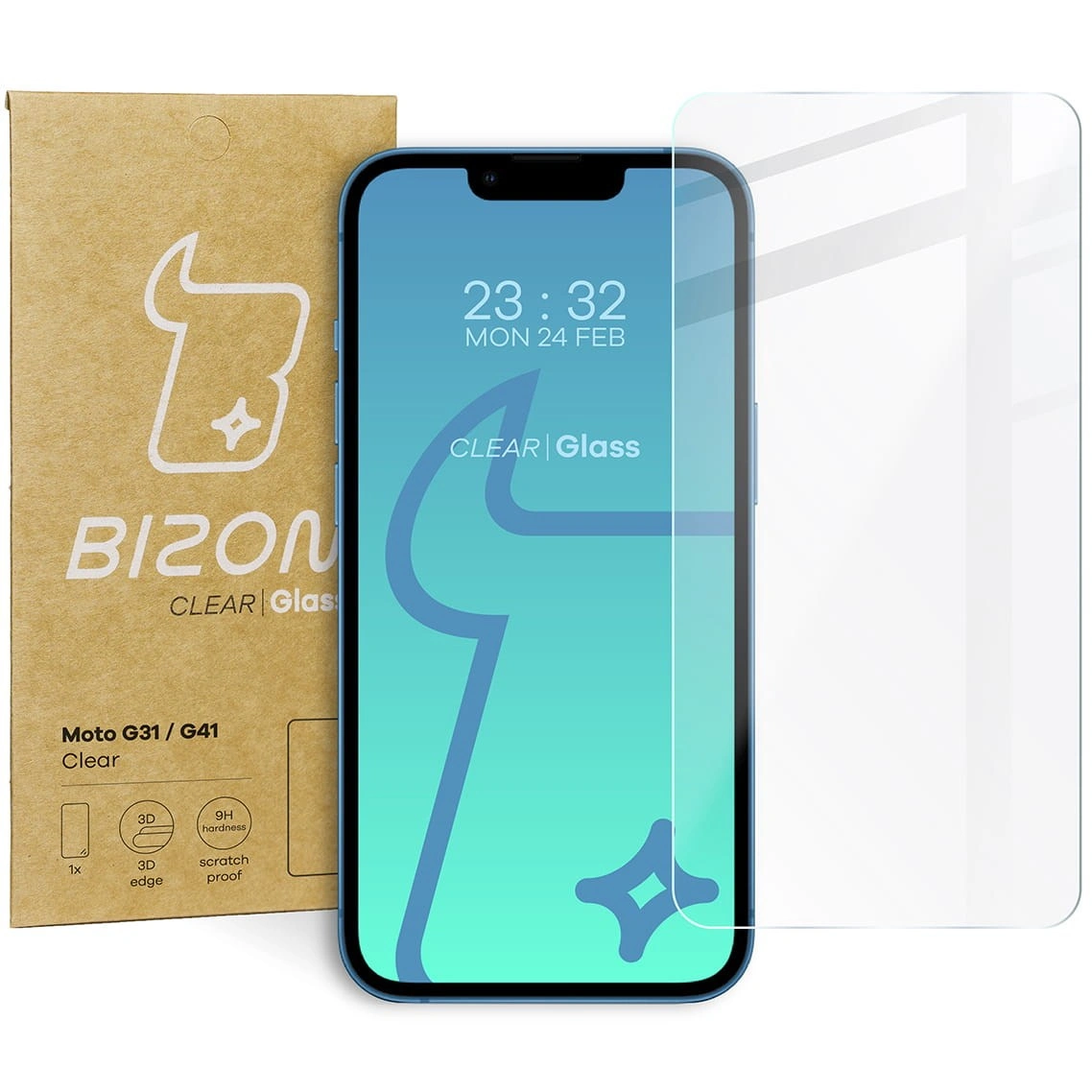 Bizon Glass Clear Motorola Moto G31 / G41