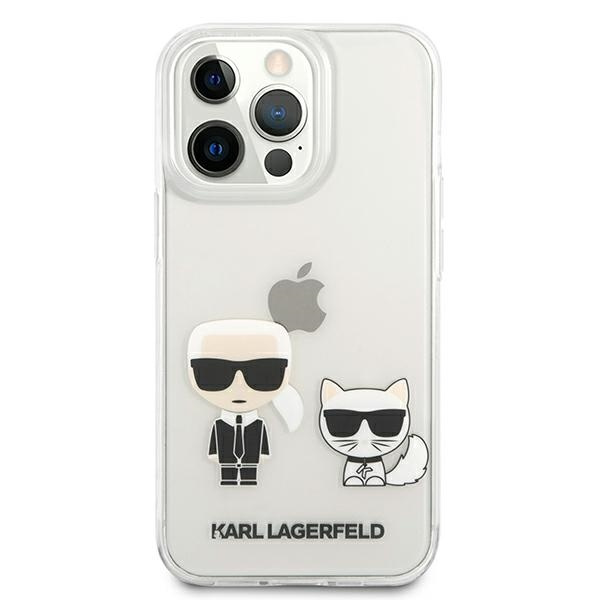 Karl Lagerfeld KLHCP13XCKTR Apple iPhone 13 Pro Max hardcase Transparent Karl & Choupette