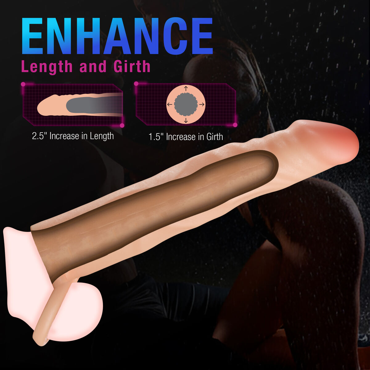 Penis cover Blush Performance Plus Meat