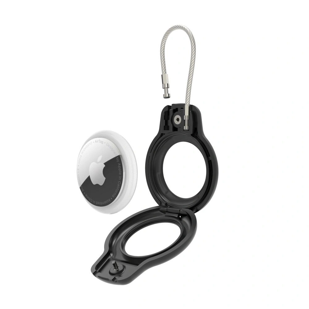 Tech-Protect Rough Vein Apple Airtag Black [2 PACK]