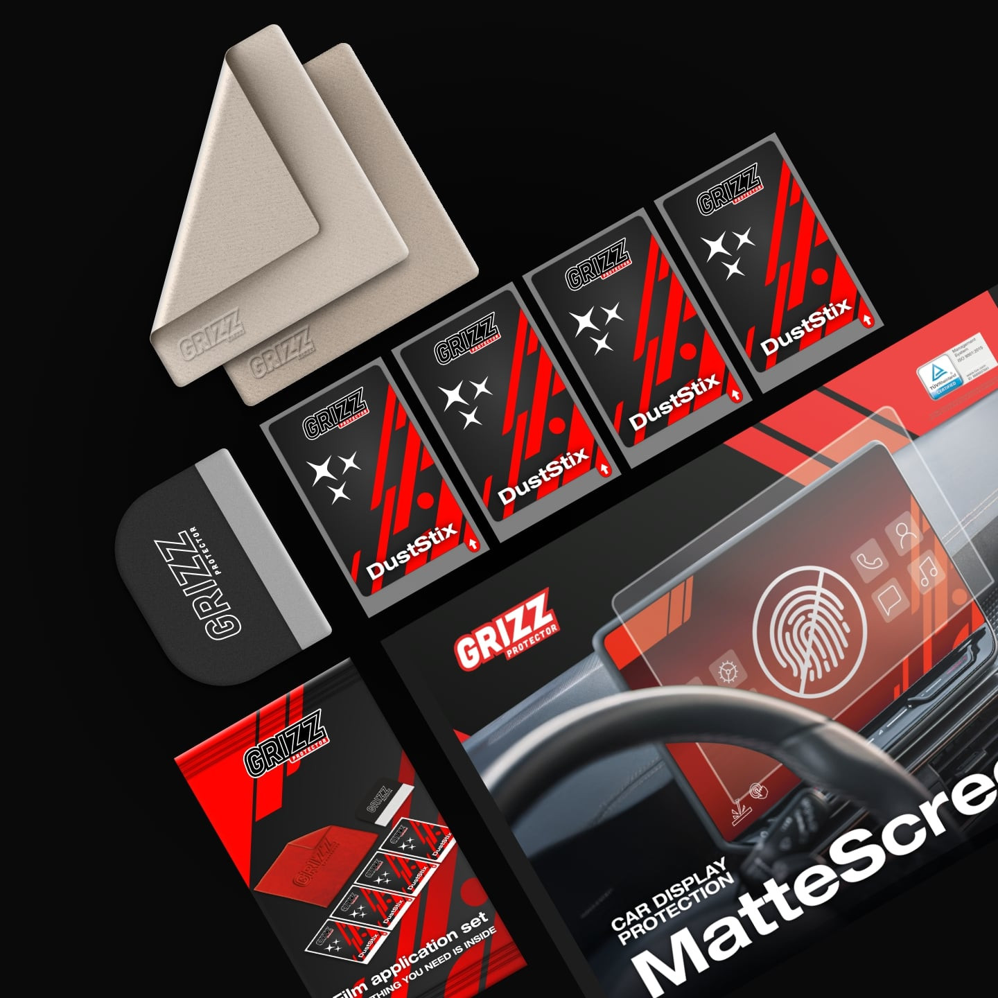 Folia matowa GrizzGlass CarDisplay Protection do Volkswagen VW Arteon Discover Pro (2019-2025)