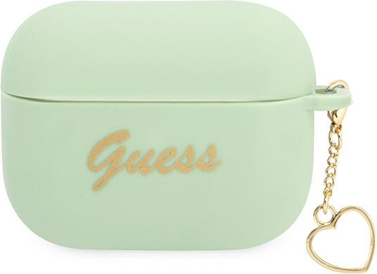 Guess GUAPLSCHSN Apple AirPods Pro green Silicone Charm Heart Collection