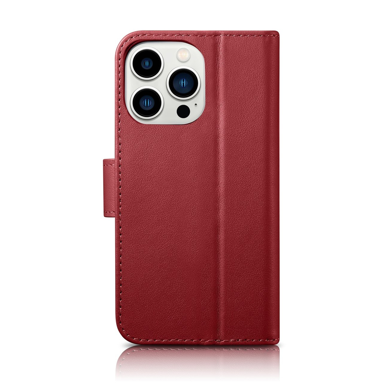 iCarer Wallet Anti-RFID 2in1 Apple iPhone 14 Pro Max red