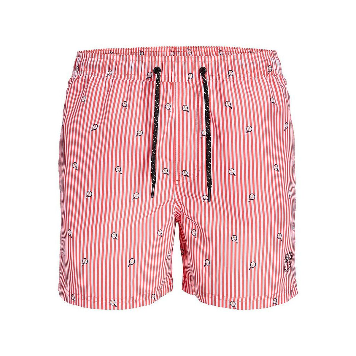 Men’s Bathing Costume PSTFIJI JJSWIM MINI STRIPE LY  Jack & Jones 12227350 Pink