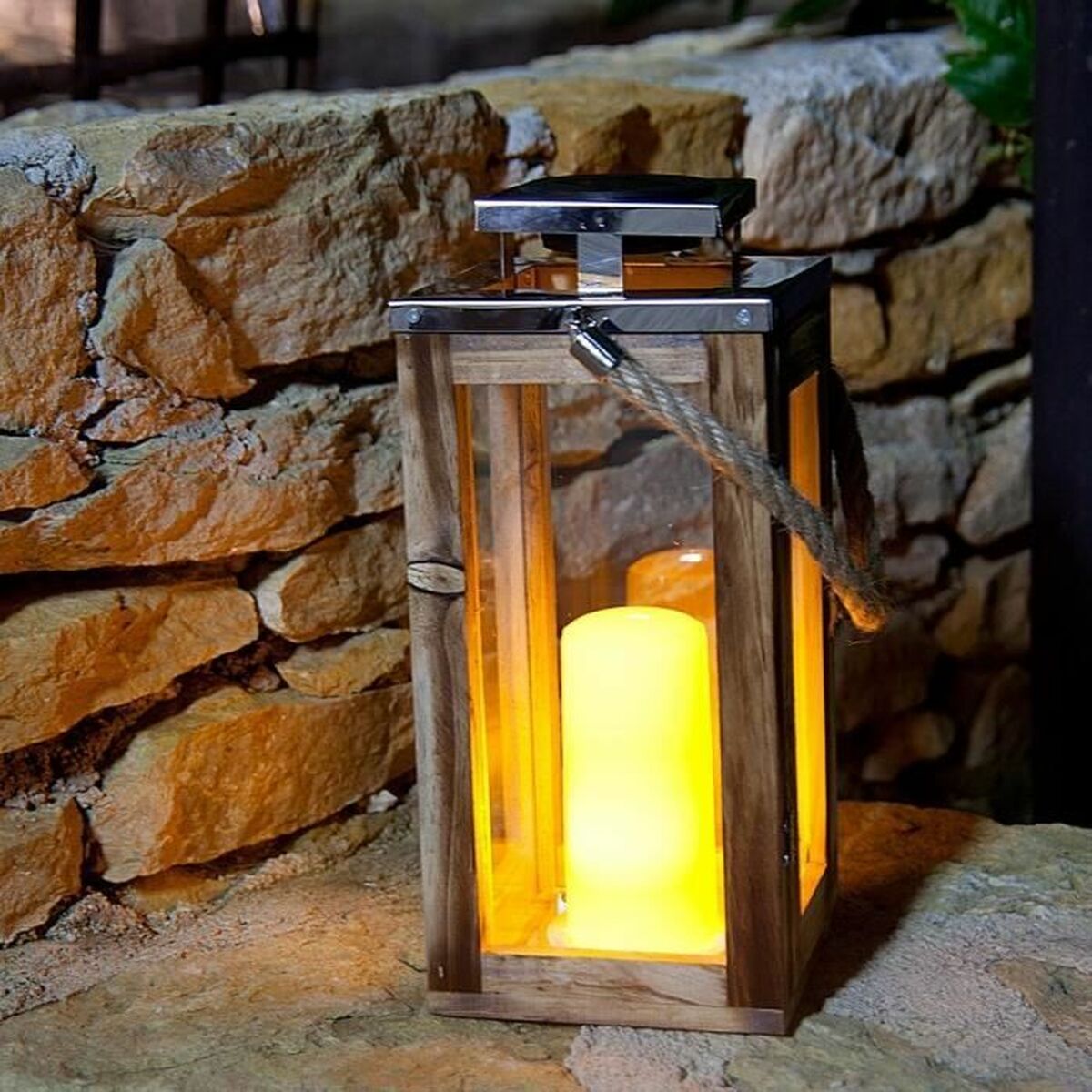 Lantern Lumisky Oaky Wood