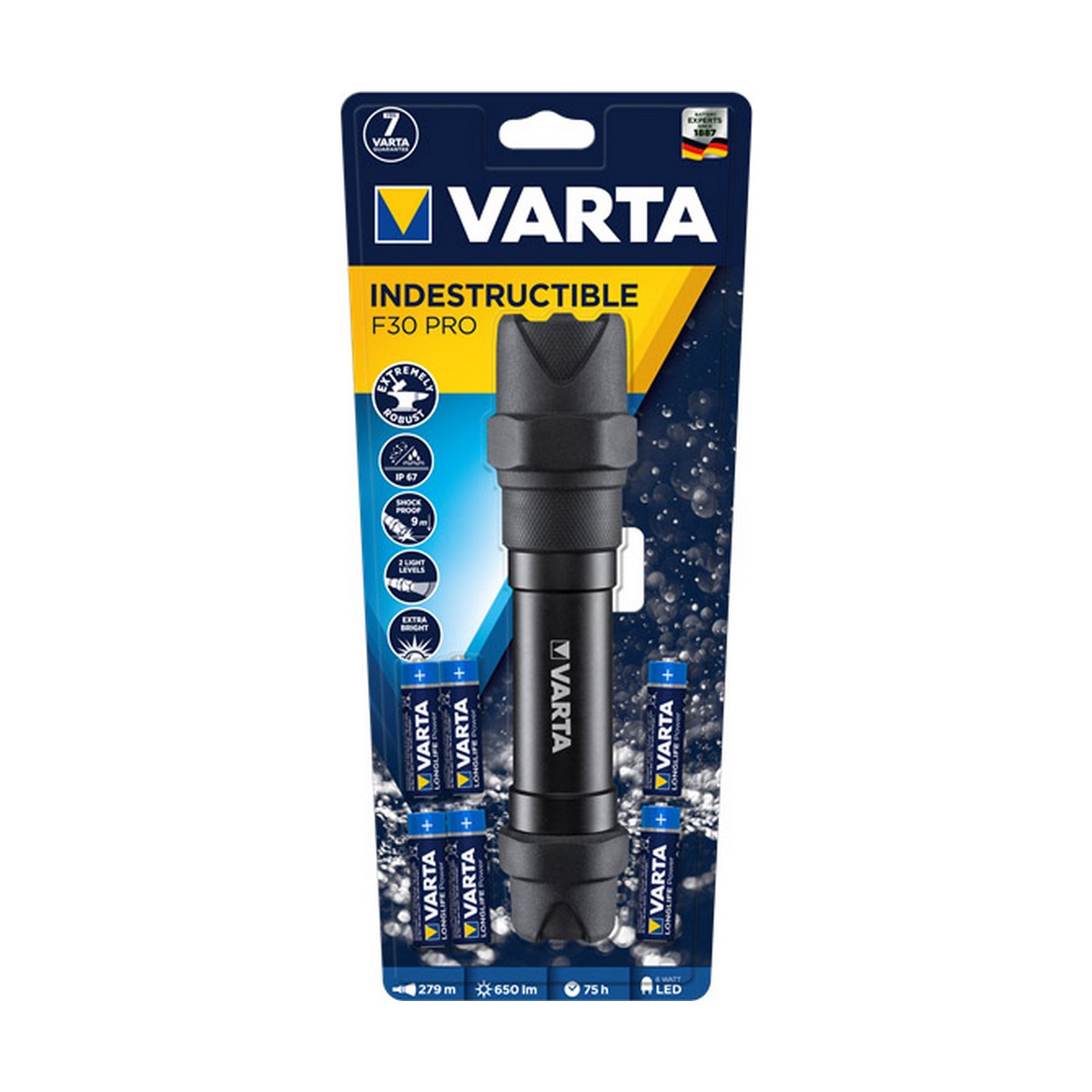 Taschenlampe Varta f30 pro
