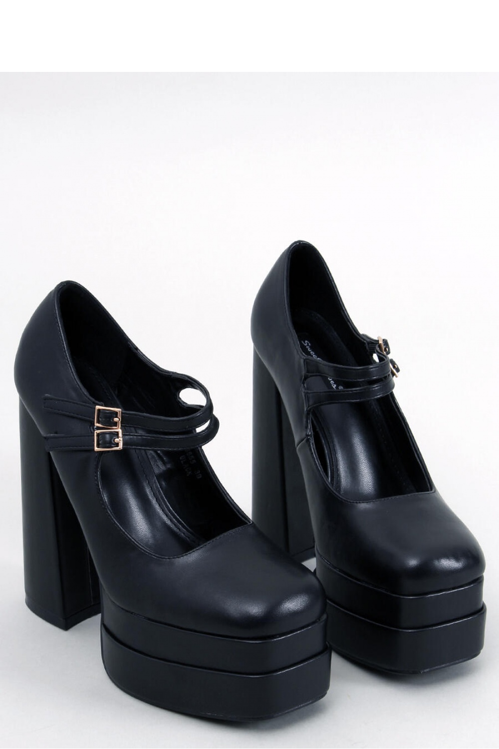 Platform pumps model 176988 Inello black Ladies