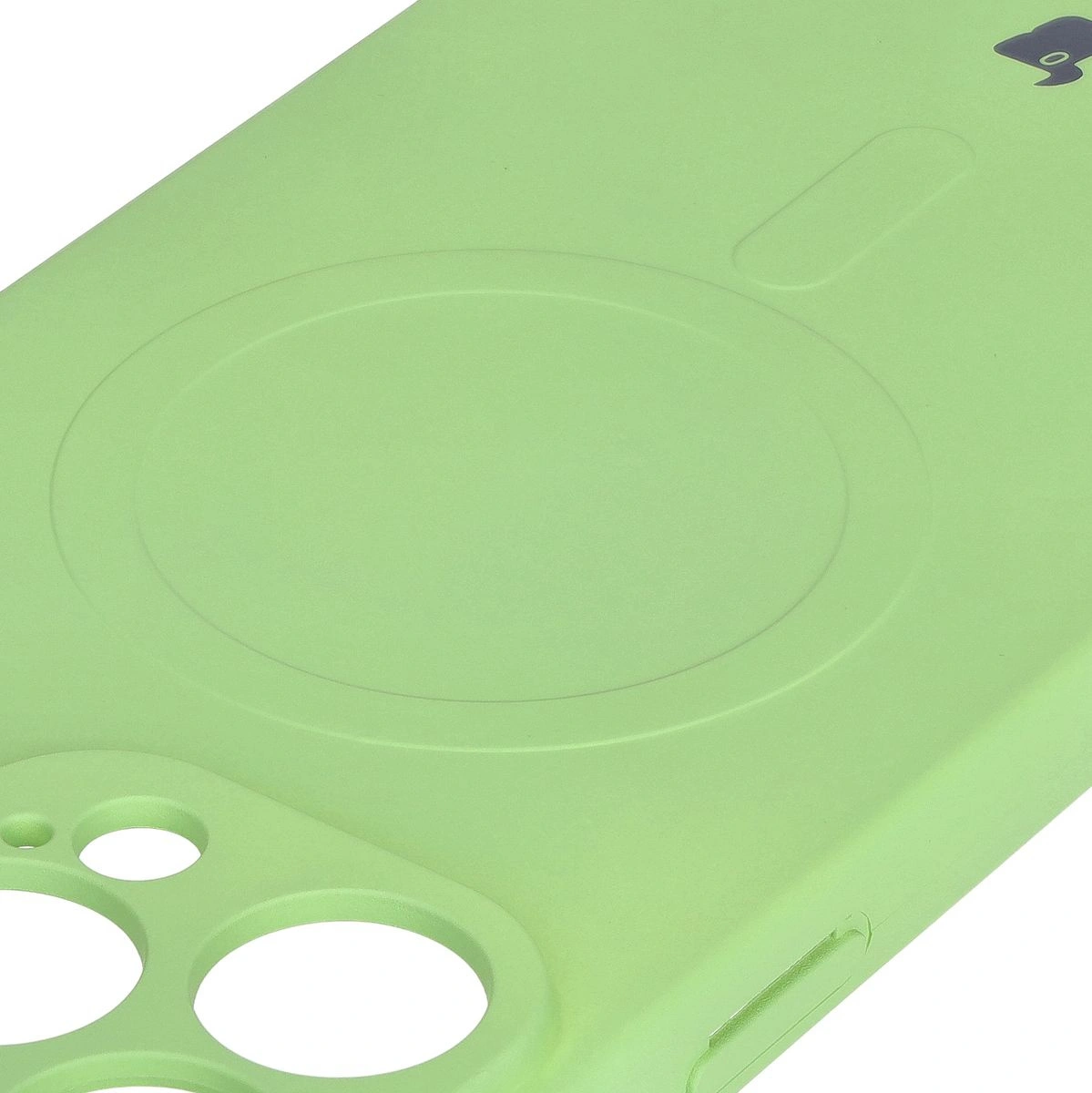 Bizon Case Silicone Magnetic Apple iPhone 16 Pro Max light green