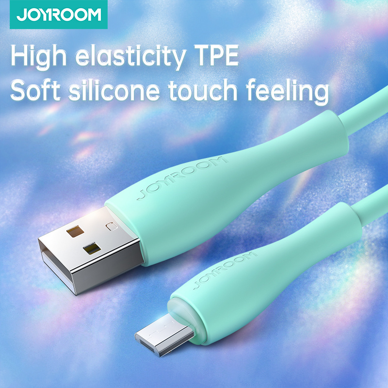 Joyroom S-2030M8 cable USB-A / microUSB 3A 2m green