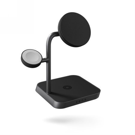 ZENS Office Charger Pro 3 Qi2 25W MagSafe 3in1 wireless charger