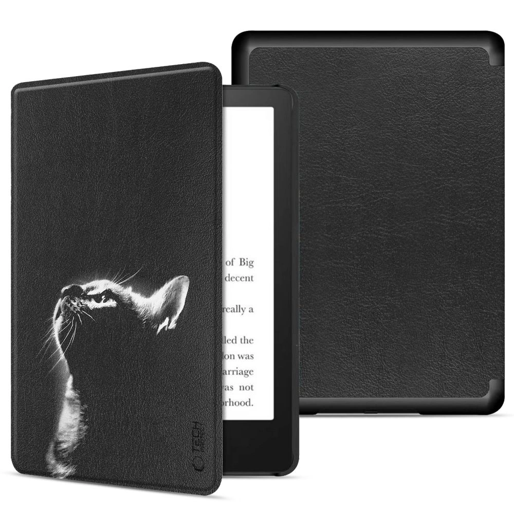 Tech-Protect SmartCase Kindle 11 / 12 2022 / 2024 Black Cat