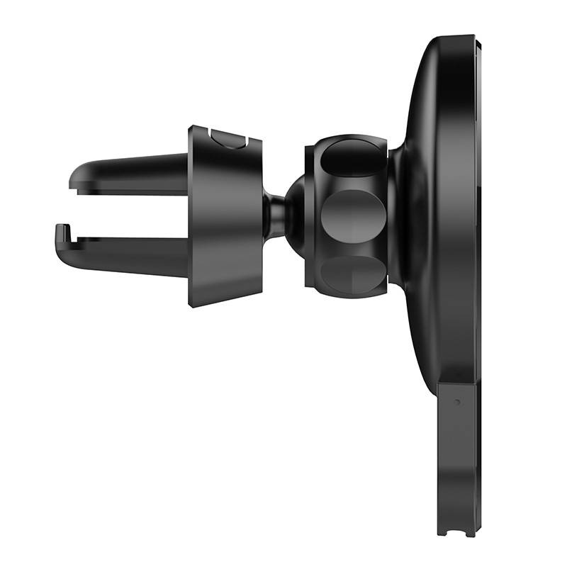 LDNIO MA20 Car Mount Holder with Wireless Charger 15W + Metal Ring (black)