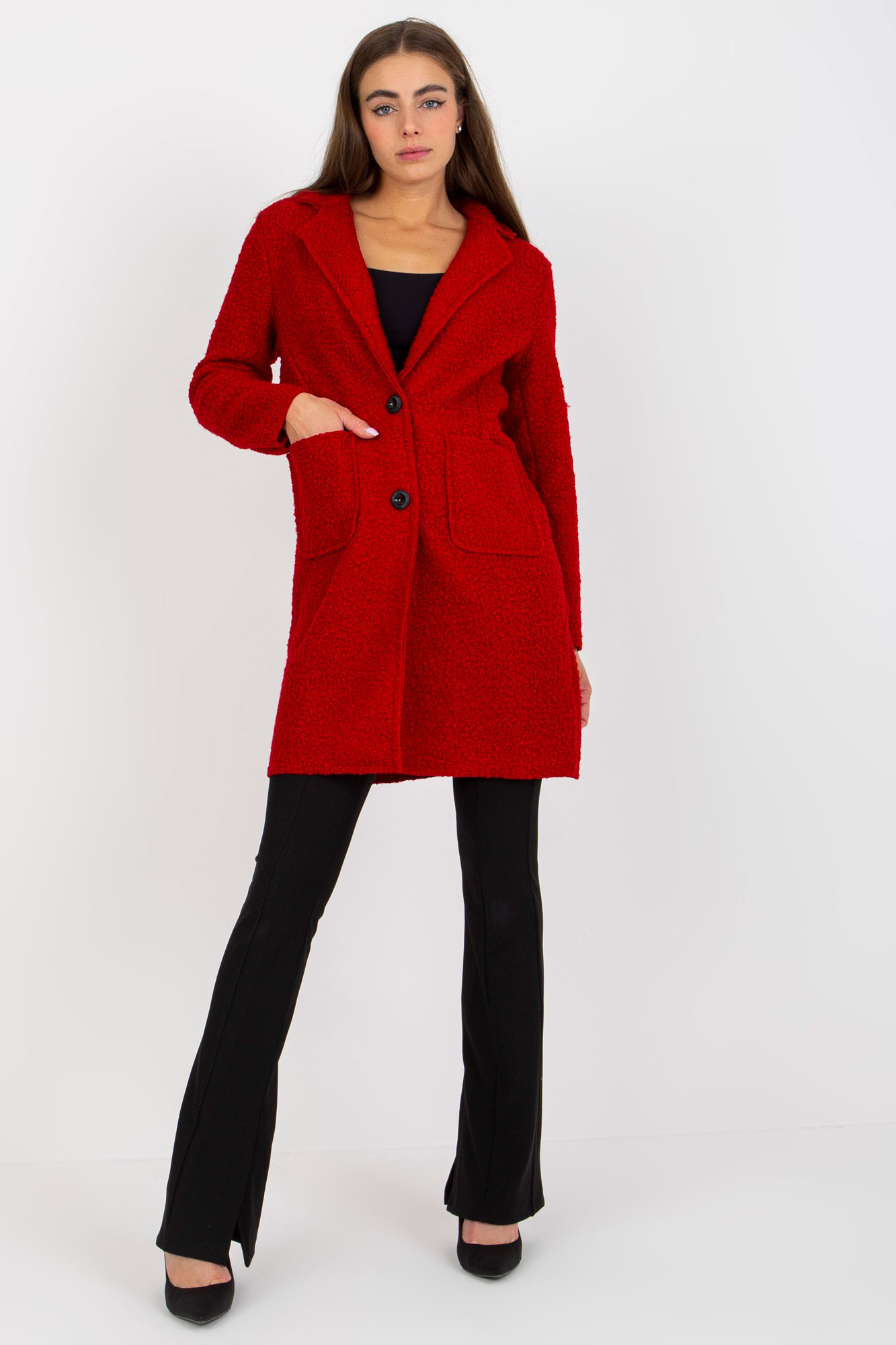  Coat model 172448 Och Bella  red