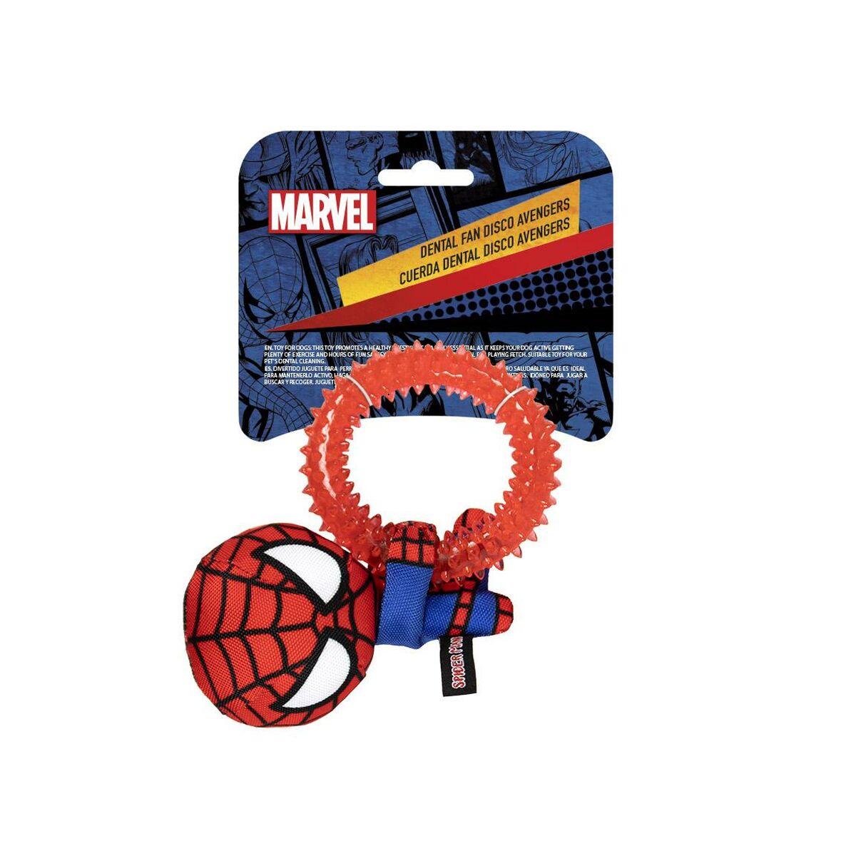 Dog toy Spiderman   Red 100 % polyester
