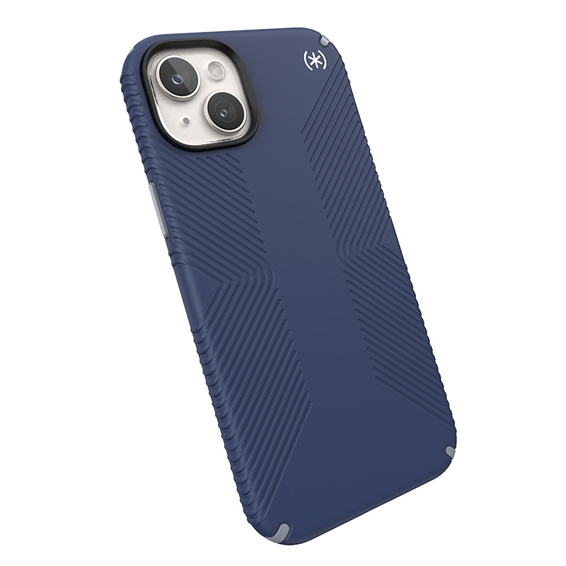 Speck Presidio2 Grip MagSafe Apple iPhone 15 Plus (Coastal Blue/Dustgrey/White)