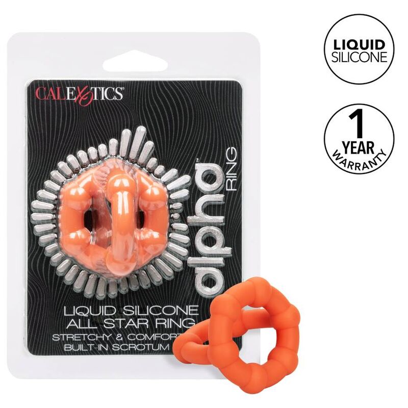 CALIFORNIA EXOTICS ALPHA ALL STAR RING ORANGE CALIFORNIA EXOTICS ALPHA ALL STAR RING ORANGE