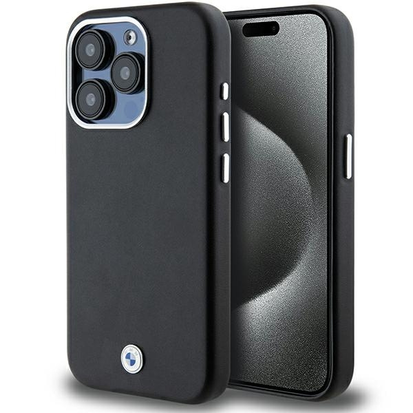 BMW BMHMP15L23PUFWK Apple iPhone 15 Pro Signature Wrapped Metal MagSafe black